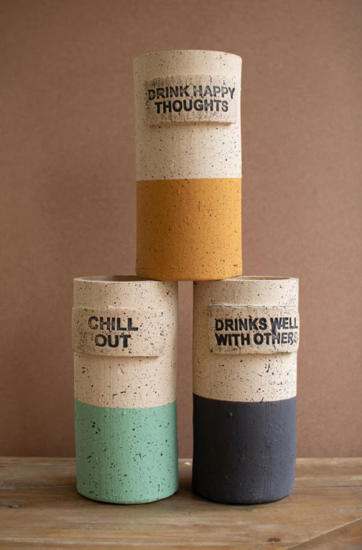 Dipped Terracotta Wine Coolers