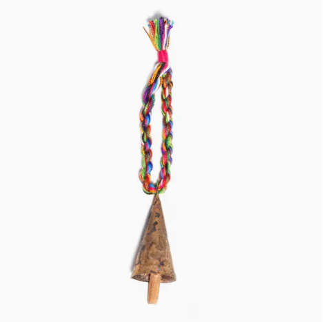 Rainbow Twist Multicolor Bell Hanger Cone Hanger