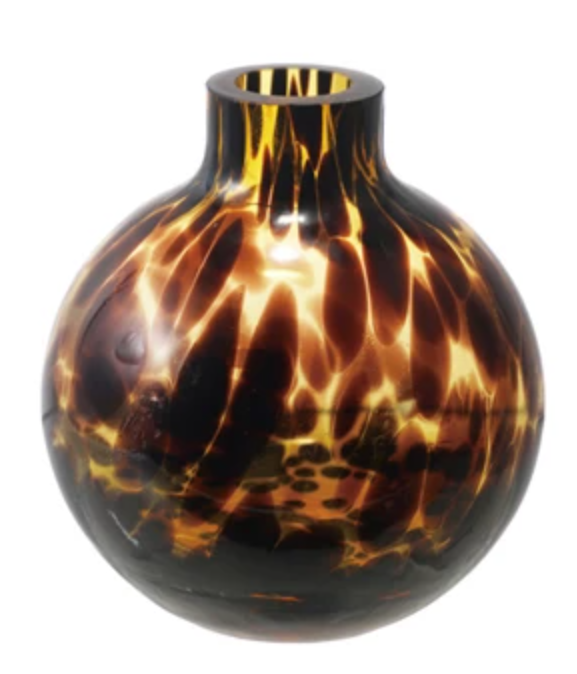 Tortoise Glass Vase