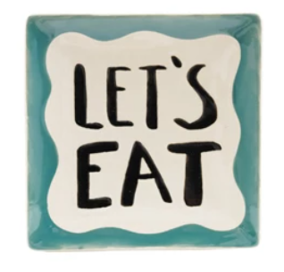 Culinary Saying Stoneware Dish