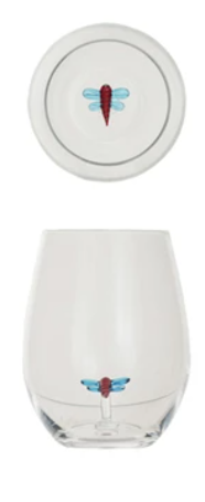 Stemless Wine Glass w/ Figure Inside