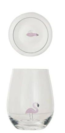 Stemless Wine Glass w/ Figure Inside