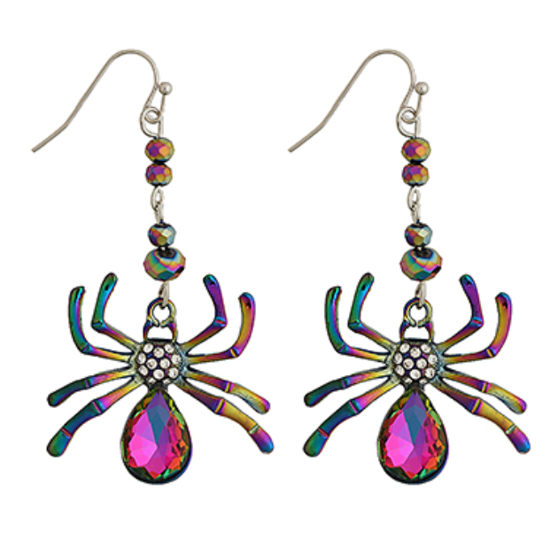 Halloween Spider Earrings