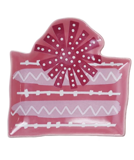 Stoneware Gift Shaped Plate