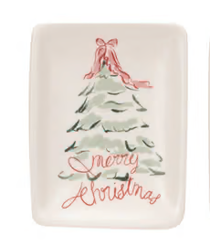 Stoneware Christmas Trinket Dishes