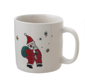 Stoneware Mug with Holiday Image