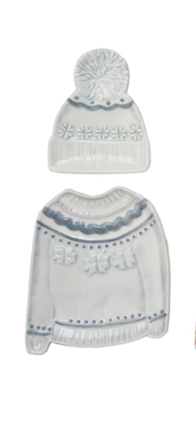Sweater & Hat Shaped Dish Set