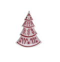 Stoneware Christmas Tree Shaped Plate