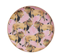 Safari Animal Pattern Enameled Stainless Steel Tray