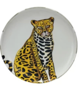 Stoneware Plate w/ Animal/Bird