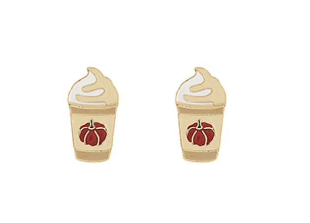 Fall Season Theme Enamel Earrings