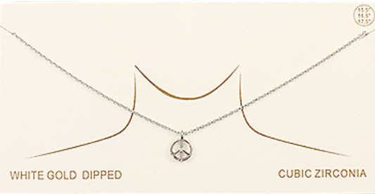 Peace Charm Symbol Necklace