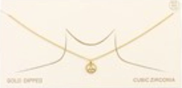 Peace Charm Symbol Necklace