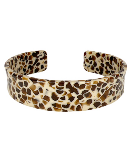 Acrylic Leopard Cuff
