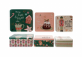 Embossed Tin with Lid & Holiday Treats