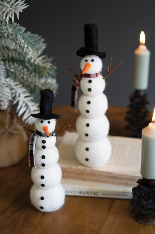 Felt Snowman Sitters