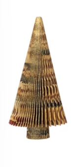 Handmade Recycled Block Paper Folding Honeycomb Tree