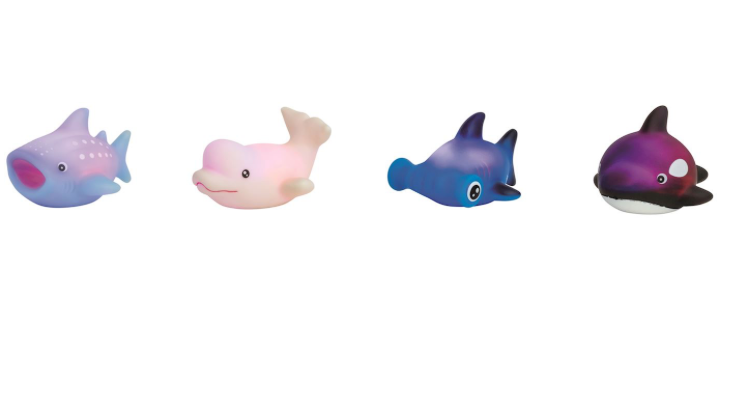 Ocean Light-Up Bath Toy Set