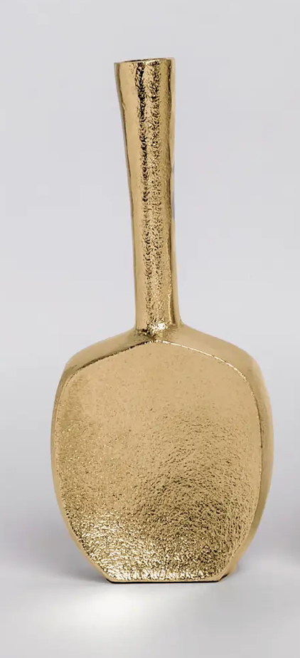 Textured Gold Vases