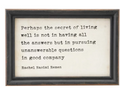 Wood Framed Wall Decor with Sayings