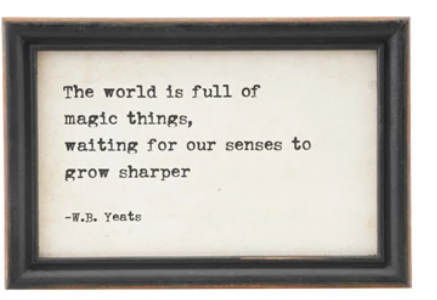 Wood Framed Wall Decor with Sayings