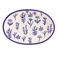 Blue Floral Platter