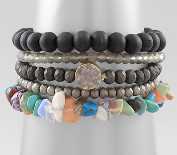 Druzy Beads Bracelet