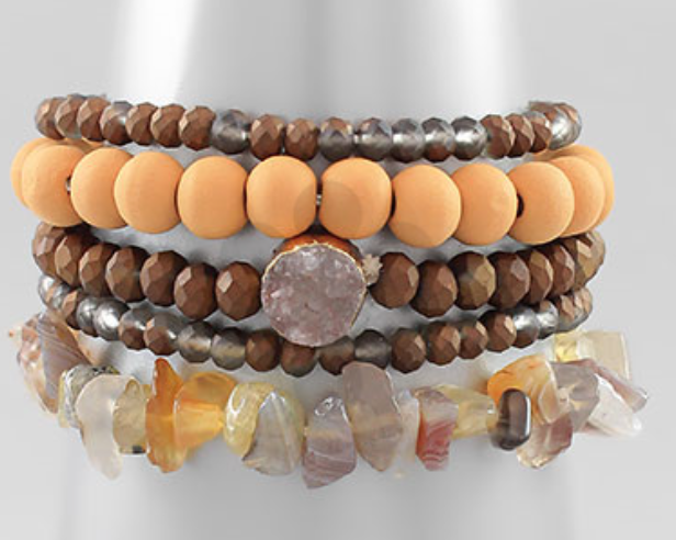 Druzy Beads Bracelet