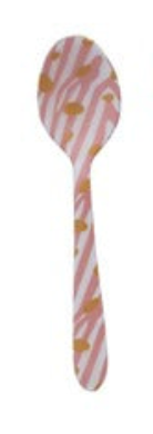 Animal Print Enameled Stainless Spoons