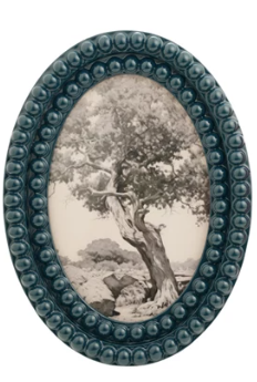 Oval Resin Bobbin Photo Frame