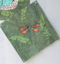 Dragonfly in Fern Art Paper