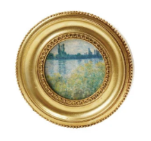 Gold Resin Mini Framed Art Magnet