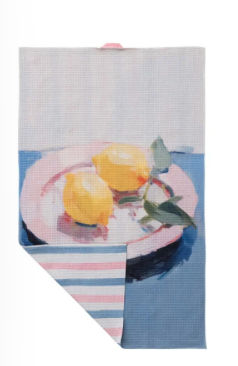 Printed Recycled Microfibre Two-Sided Tea Towel