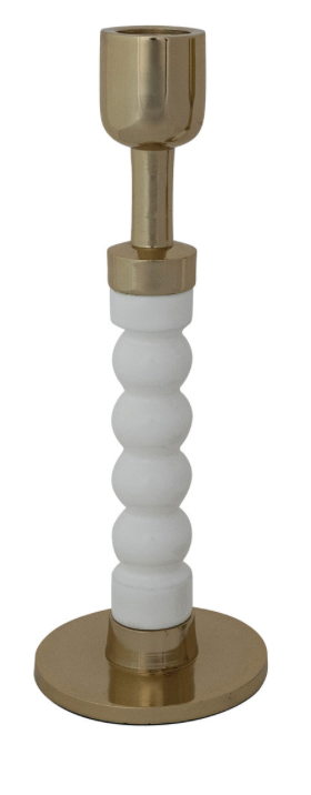 Enameled Cast Aluminum Taper Holder