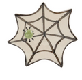 Hand-Painted Stoneware Halloween Icon Shaped Dish