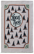 Cotton Waffle Tea Towel with Halloween Sayings