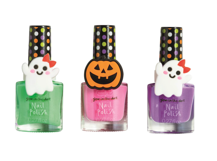Halloween Glow Nail Polish & Ring Set