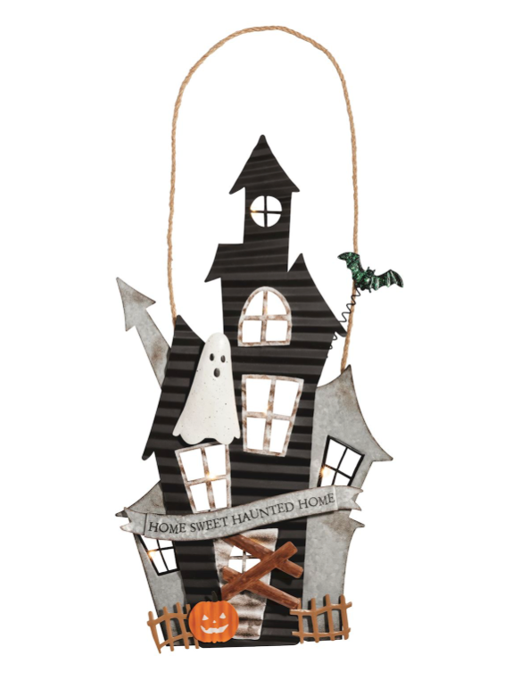 Haunted House Door Hanger