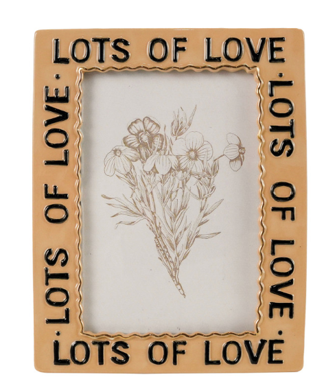 Hand-Painted Photo Frame with Saying
