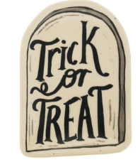 Whimsical Stoneware Halloween Dish