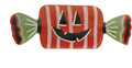 Stoneware Candy Shaped Platter with Halloween Saying