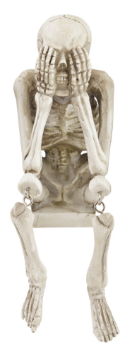 Resin Skeleton Trio Figurine Shelf Sitter