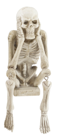 Resin Skeleton Trio Figurine Shelf Sitter
