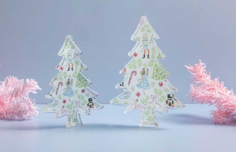 Nutcracker Pattern Acrylic Trees