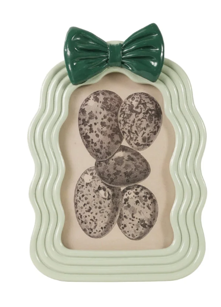 Resin Photo Frame with Artisan Bow
