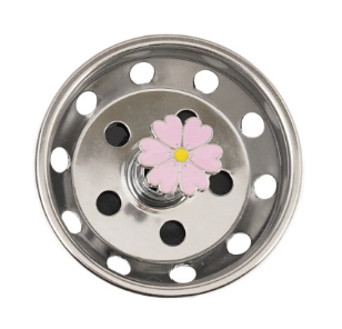 Stainless Steel Sink Strainer/Stopper with Icon