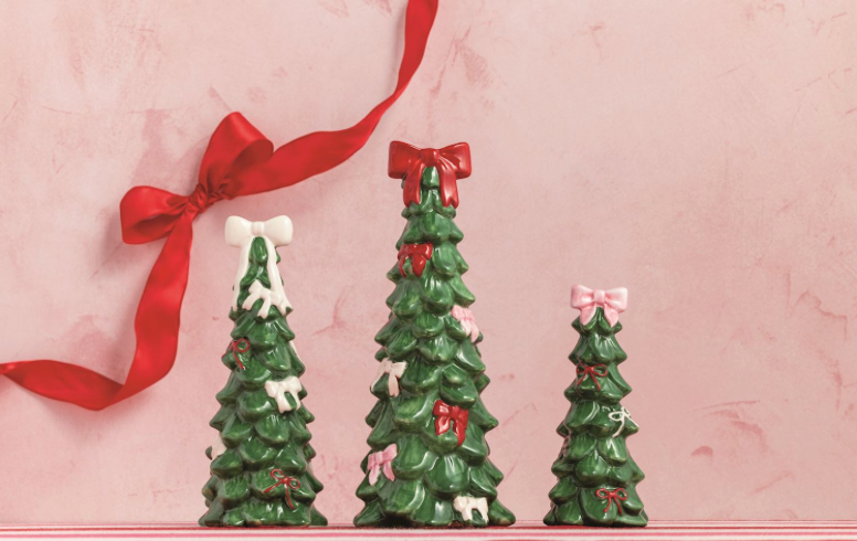 Stoneware Bow Tree Sitters