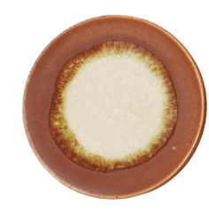 Reactive Crackle Glaze Stoneware Trivet