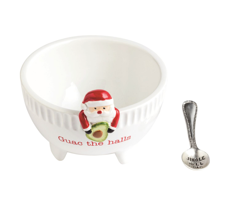 Santa Guac Bowl Set