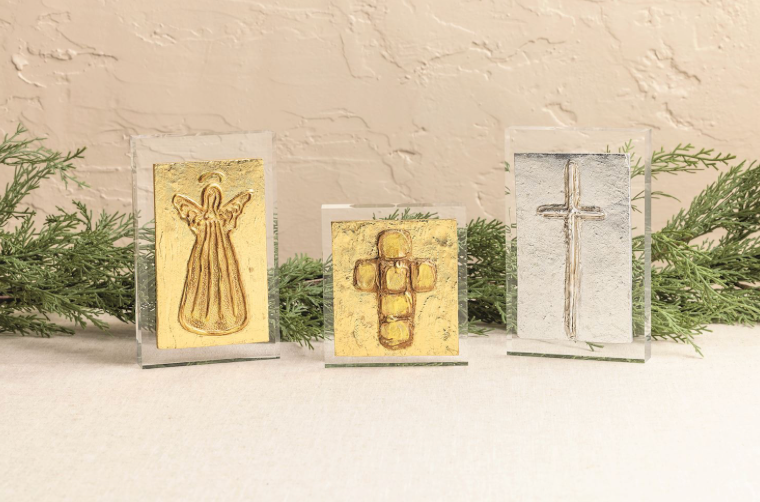 Cross & Angel Acrylic Plaques
